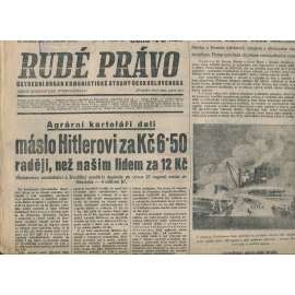 Rudé právo (25.3.1937) - 1. republika, staré noviny
