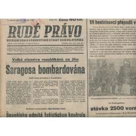 Rudé právo (27.3.1937) - 1. republika, staré noviny