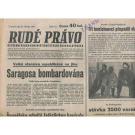 Rudé právo (27.3.1937) - 1. republika, staré noviny