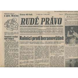 Rudé právo (7.1.1938) - 1. republika, staré noviny