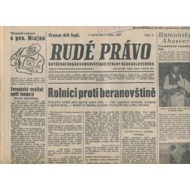 Rudé právo (7.1.1938) - 1. republika, staré noviny
