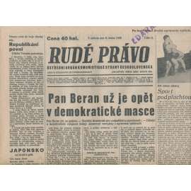 Rudé právo (8.1.1938) - 1. republika, staré noviny