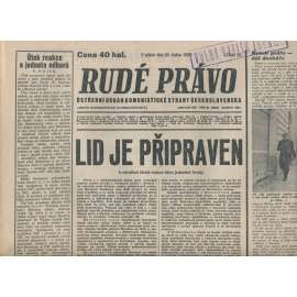 Rudé právo (28.1.1938) - 1. republika, staré noviny