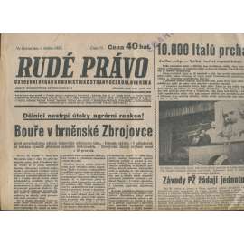 Rudé právo (1.4.1937) - 1. republika, staré noviny