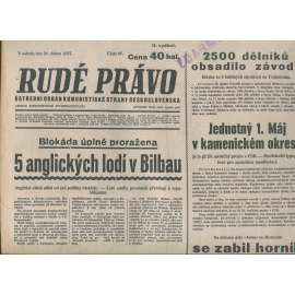 Rudé právo (24.4.1937) - 1. republika, staré noviny