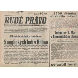 Rudé právo (24.4.1937) - 1. republika, staré noviny
