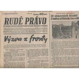 Rudé právo (30.4.1937) - 1. republika, staré noviny