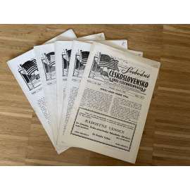 Svobodné Československo, ročník XXX., čísla 3-12/1968-1969 / Free Czechoslovakia (exil, USA, časopis, noviny)