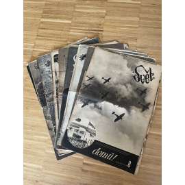 Svět v obrazech, ročník I., číslo 8-18 a 20-25/1945 (časopis, noviny) - hlubotisk