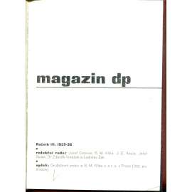 Magazin DP, Družstevní práce - ročník III. (1935-1936) - Sudek, Sutnar