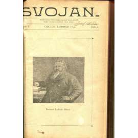 Svojan, ročník I., číslo 1-4/1894 a ročník II., číslo 1-4/1895. Krajanský list (USA, Chicago, exil, časopis, noviny) - 8 sešitů