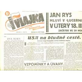 Vlajka, ročník XI., číslo 11/1941. Deník nového národovectví (noviny, kolaborace, Protektorát)