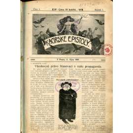 Kacířské epištoly, ročník I., číslo 1.-24./1906-1907 (proticírkevní)