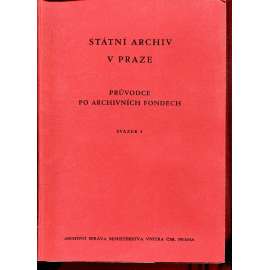 Státní archiv v Praze. Průvodce po archivních fondech, sv. 3. (Praha)