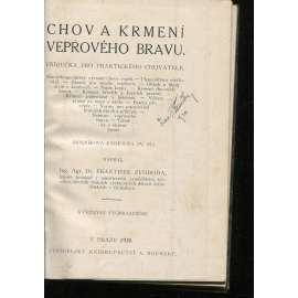 Chov a krmení vepřového bravu (prasata)