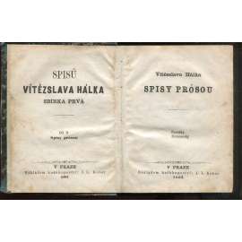 Spisy prósou (Vítězslav Hálek) - 1862