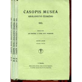 Časopis Musea království Českého, svazek I.-IV./1915