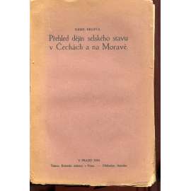 Přehled dějin selského stavu v Čechách a na Moravě