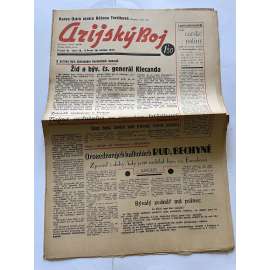 Arijský boj, ročník III., číslo 19/1942 - Ústřední list protižidovské ligy [časopis kolaborantů, nacismus, antisemitismus, protižidovské, Židé]