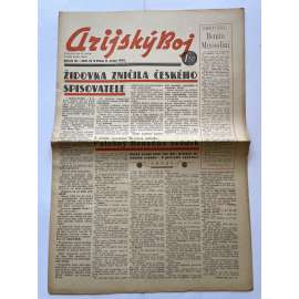 Arijský boj, ročník III., číslo 31/1942 - Ústřední list protižidovské ligy [časopis kolaborantů, nacismus, antisemitismus, protižidovské, Židé]