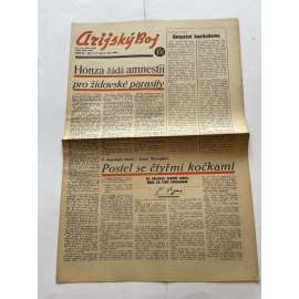 Arijský boj, ročník IV., číslo 41/1943 - Ústřední list protižidovské ligy [časopis kolaborantů, nacismus, antisemitismus, protižidovské, Židé]
