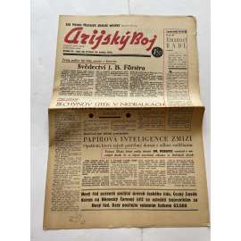 Arijský boj, ročník III., číslo 20/1942 - Ústřední list protižidovské ligy [časopis kolaborantů, nacismus, antisemitismus, protižidovské, Židé]