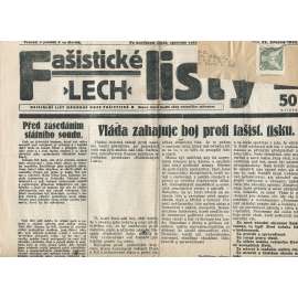 Fašistické listy, ročník III., číslo 25/1933. Oficiální list Národní obce fašistické (noviny, pravicová literatura, 1. republika)
