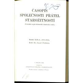 Časopis Společnosti přátel starožitností, ročník XLIX.-L./1941-1942