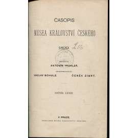 Časopis Musea Království českého 1899