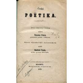Česká poëtika (Česká poetika, literatura, 1870)