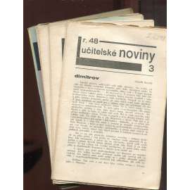Učitelské noviny, rok 1934 / 1935 (staré noviny, 1. republika) - 14 čísel časopisu
