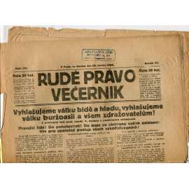 Rudé právo - večerník, ročník VII., číslo 131 (10.6.1926) - staré noviny, 1. republika