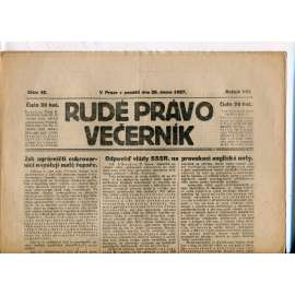 Rudé právo - večerník, ročník VIII., číslo 48 (28.2.1927) - staré noviny, 1. republika