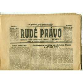 Rudé právo, ročník VI., číslo 291 (13.12.1925) - staré noviny, 1. republika