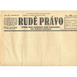 Rudé právo, ročník XII., číslo 131. Ústřední orgán Komunistické strany Československa (8.7.1931) - staré noviny, 1. republika