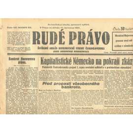 Rudé právo, ročník XII., číslo 137. Ústřední orgán Komunistické strany Československa (15.7.1931) - staré noviny, 1. republika