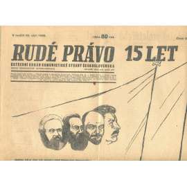Rudé právo, číslo 222. Ústřední orgán Komunistické strany Československa (22.9.1935) - staré noviny, 1. republika (nejsou kompletní)