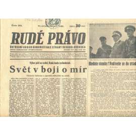 Rudé právo, číslo 224. Ústřední orgán Komunistické strany Československa (25.9.1935) - staré noviny, 1. republika
