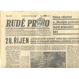 Rudé právo, číslo 227. Ústřední orgán Komunistické strany Československa (28.9.1935) - staré noviny, 1. republika