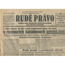 Rudé právo, ročník XII., číslo 79 (3.5.1931). Ústřední orgán Komunistické strany Československa (staré noviny, 1. republika)
