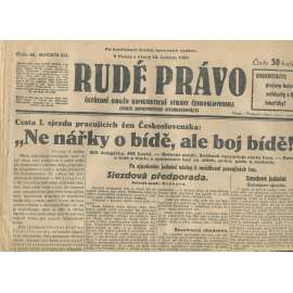 Rudé právo, ročník XII., číslo 86 (12.5.1931). Ústřední orgán Komunistické strany Československa (staré noviny, 1. republika)