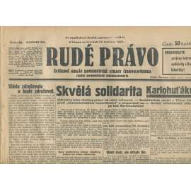 Rudé právo, ročník XII., číslo 88 (14.5.1931). Ústřední orgán Komunistické strany Československa (staré noviny, 1. republika)