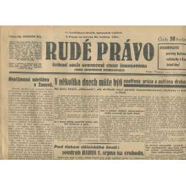 Rudé právo, ročník XII., číslo 93 (20.5.1931). Ústřední orgán Komunistické strany Československa (staré noviny, 1. republika)