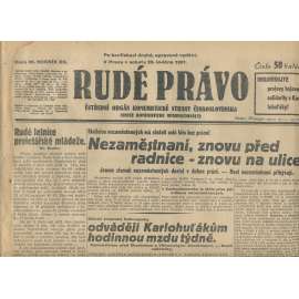 Rudé právo, ročník XII., číslo 96 (23.5.1931). Ústřední orgán Komunistické strany Československa (staré noviny, 1. republika)