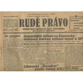 Rudé právo, ročník XII., číslo 97 (24.5.1931). Ústřední orgán Komunistické strany Československa (staré noviny, 1. republika)