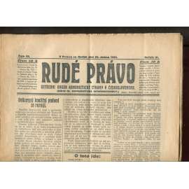 Rudé právo - večerník, ročník VI., číslo 95 (23.4.1925) - staré noviny, 1. republika