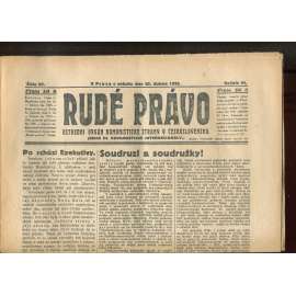 Rudé právo - večerník, ročník VI., číslo 97 (25.4.1925) - staré noviny, 1. republika