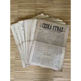 Česká stráž, ročník I., čísla 1-43/1918. Časopis věnovaný všem potřebám národním (noviny)
