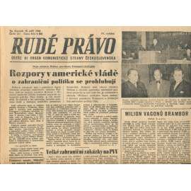Rudé právo, číslo 217 (19.9.1946). Ústřední orgán Komunistické strany Československa (noviny)