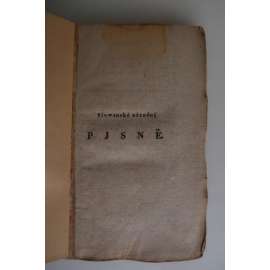 SLOVANSKÉ NÁRODNÍ PÍSNĚ 1822 (české, moravské, slovenské)